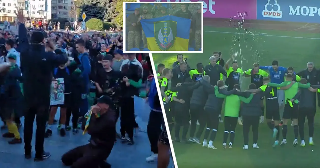 Неймовірні емоції гравців та вболівальників «Полісся» після перемоги над «Динамо». Це щось особливе ❤️