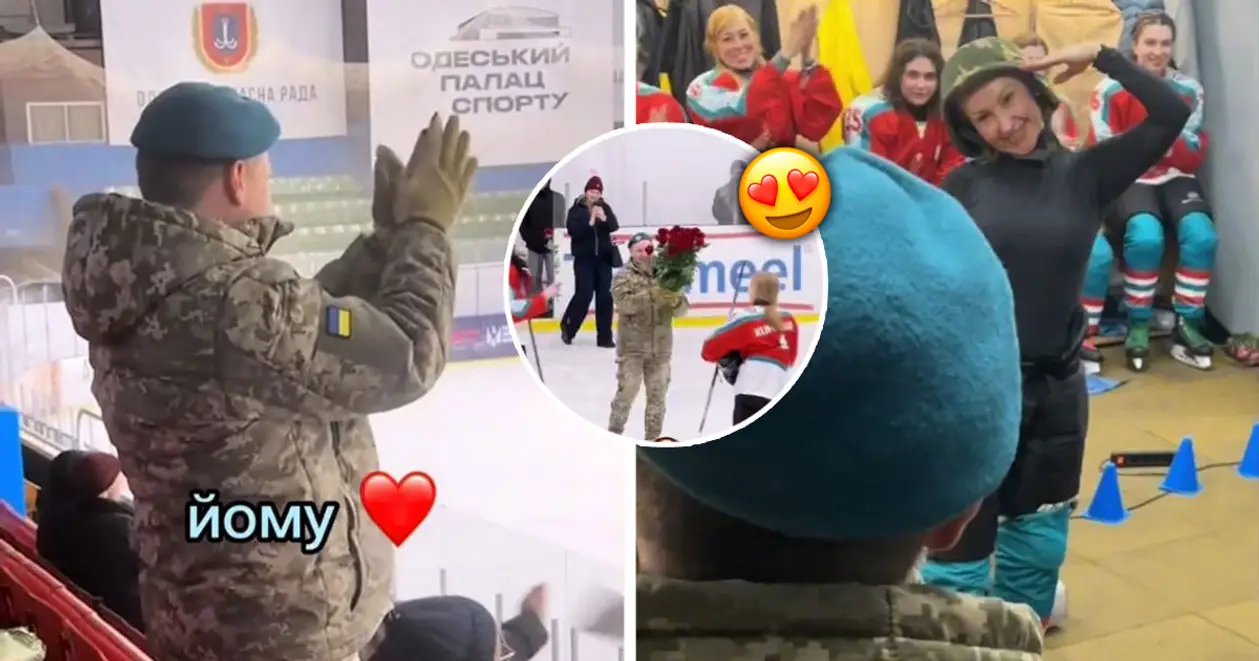 ❤️ Так виглядає кохання: хокеїстка присвятила свою дебютну шайбу чоловіку-військовому 