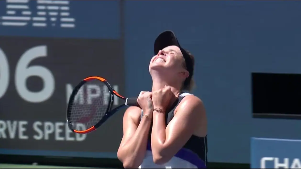 Космические эмоции Свитолиной после выхода в полуфинал US Open