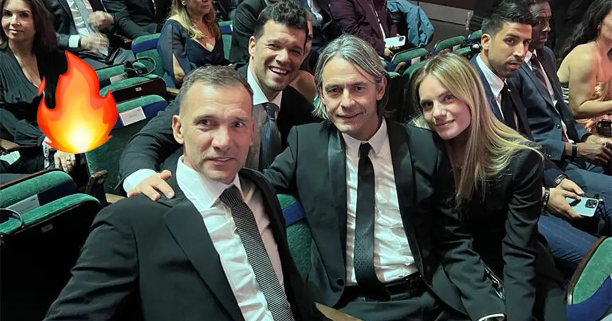 Шевченко зустрівся зі старими друзями на нагородженні ФІФА The Best