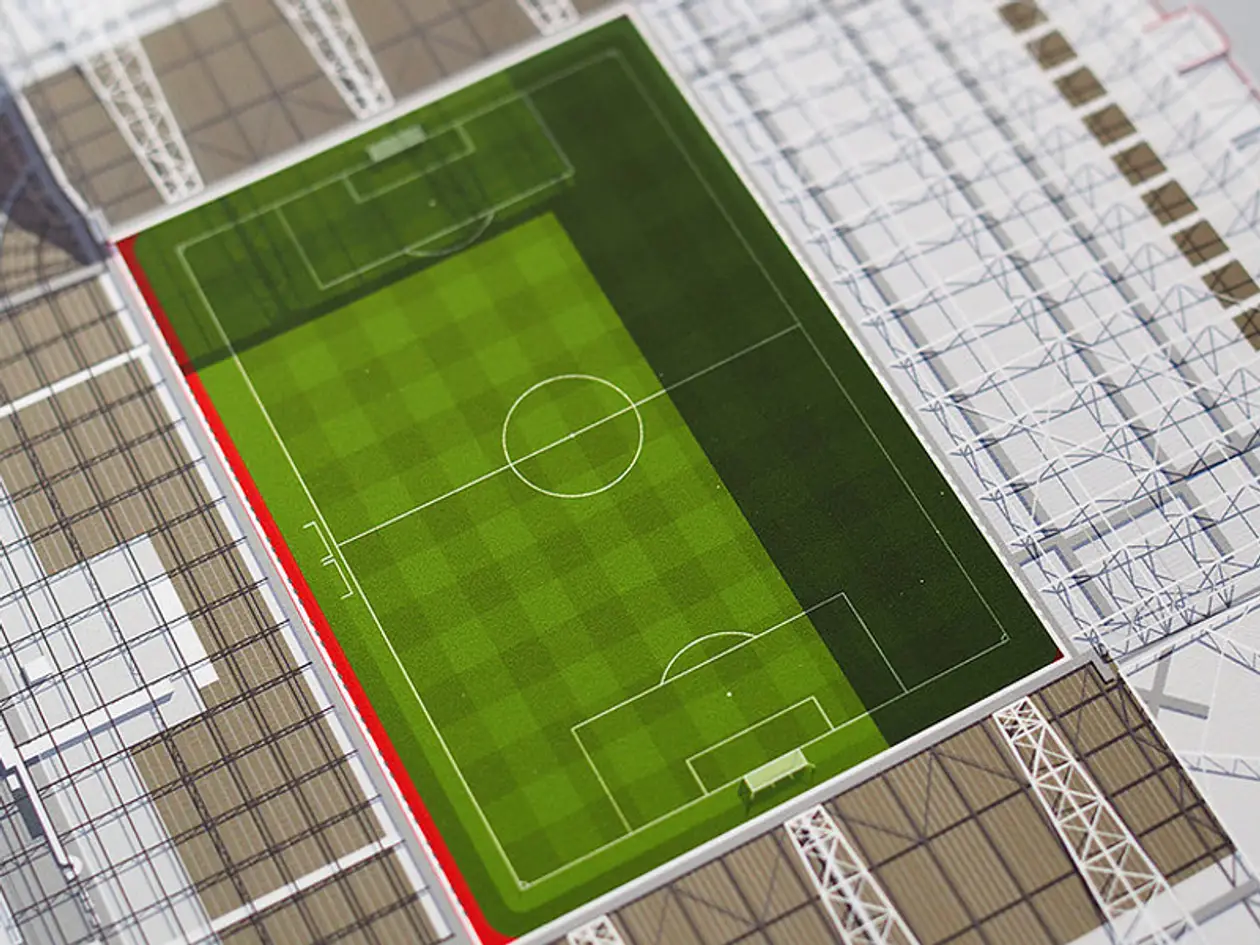 Архітектурна ілюстрація футбольних стадіонів