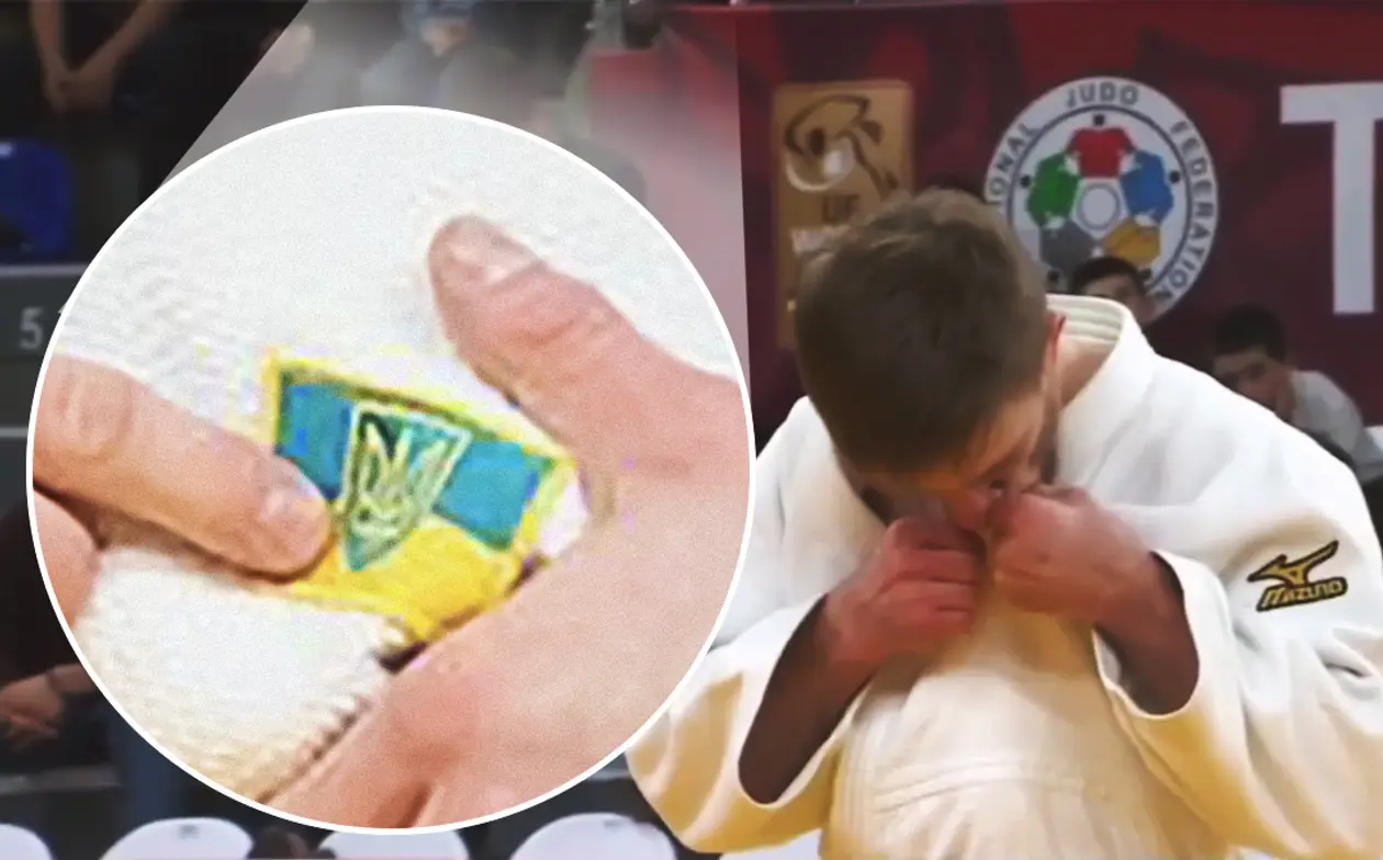 З Україною в серці. Емоційне медальне святкування Артема Лесюка на Grand Slam з дзюдо (+відео)
