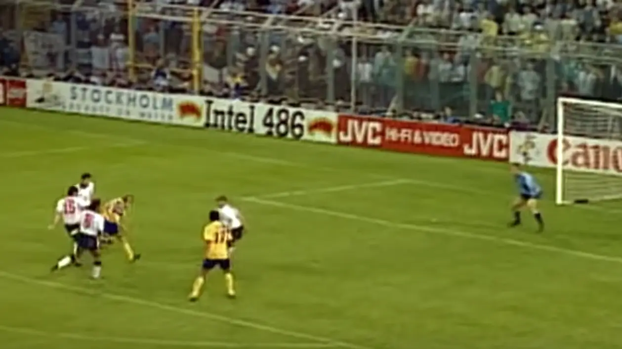 💥 Феерический гол Бролина, который вывел шведов в полуфинал Евро-1992