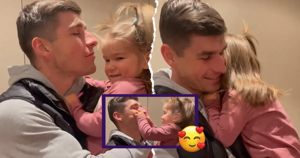 Зворушлива зустріч Малиновського зі своєю донькою: «Тато вдома ❤️»