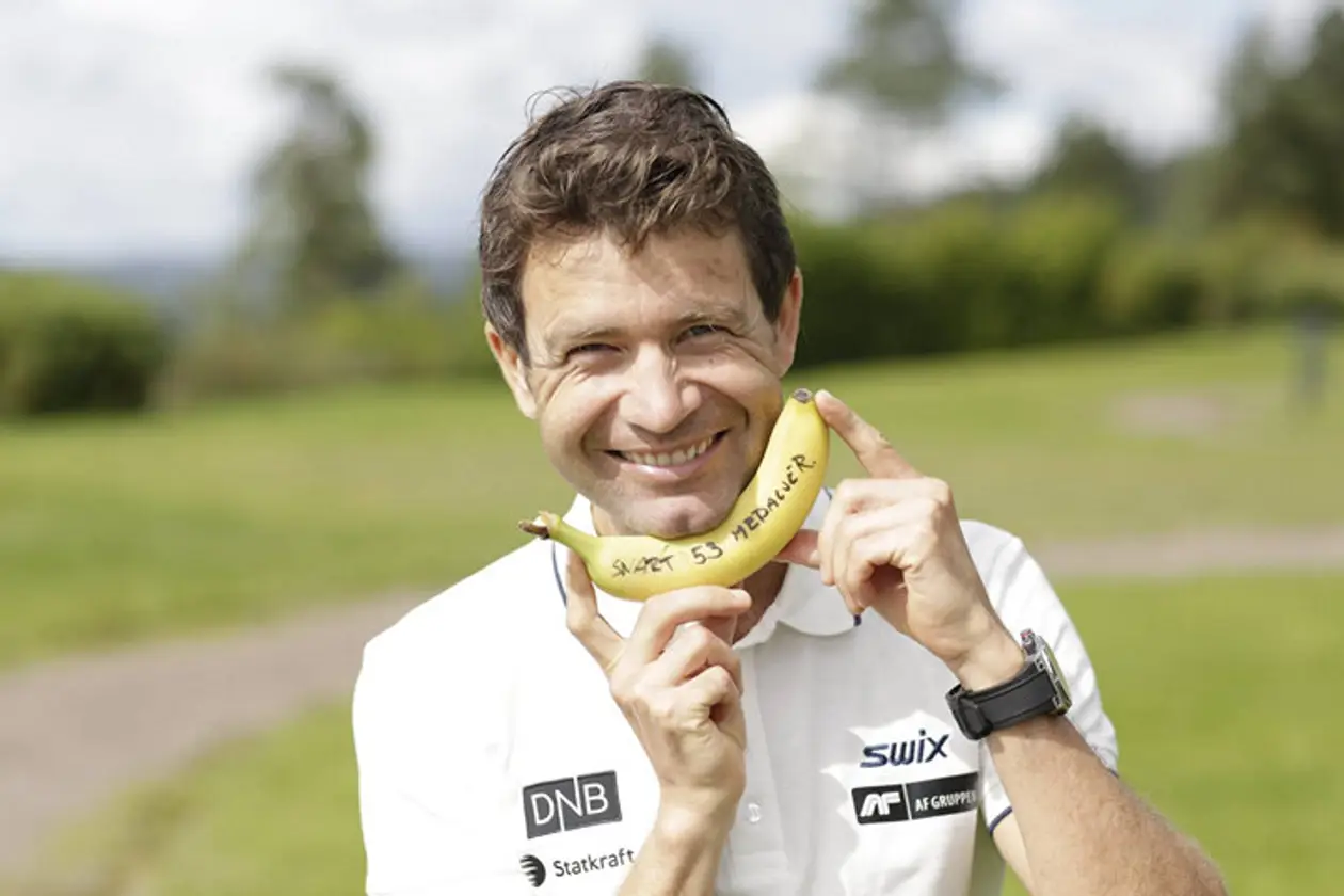 «Чемпион Норвегии по бананам». Как Бьорндален зарабатывает на спонсорах