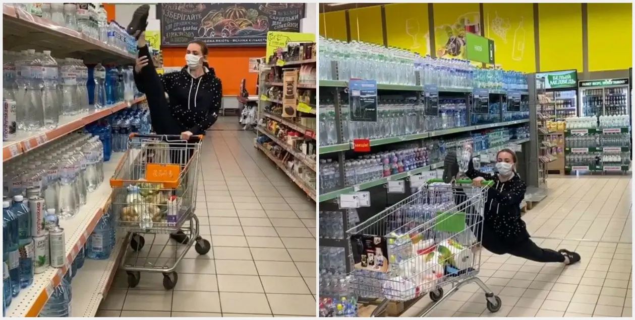 🍏🥩 Ризатдинова показала, как нужно ходить по магазинам во время карантина