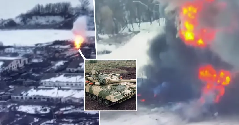 😲🔥 Унікальне відео бою: знищено рідкісний Т-80УМ2 та колону Кантемирівської дивізії (+ВІДЕО)