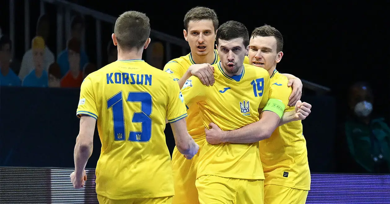 Яркие эмоции игроков сборной Украины по футзалу после разгрома Сербии