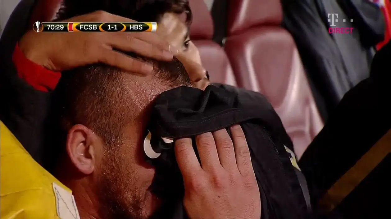 Футболист «Стяуа» расплакался после замены, потому что плохо сыграл