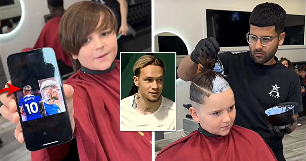 Неочікувано: хлопець попросив у відомого перукаря зачіску, як у Мудрика 