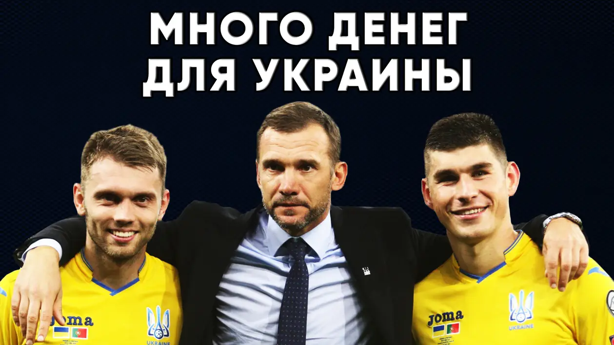 Сборная Украина получила много денег за Евро 2020 / Новости футбола сегодня