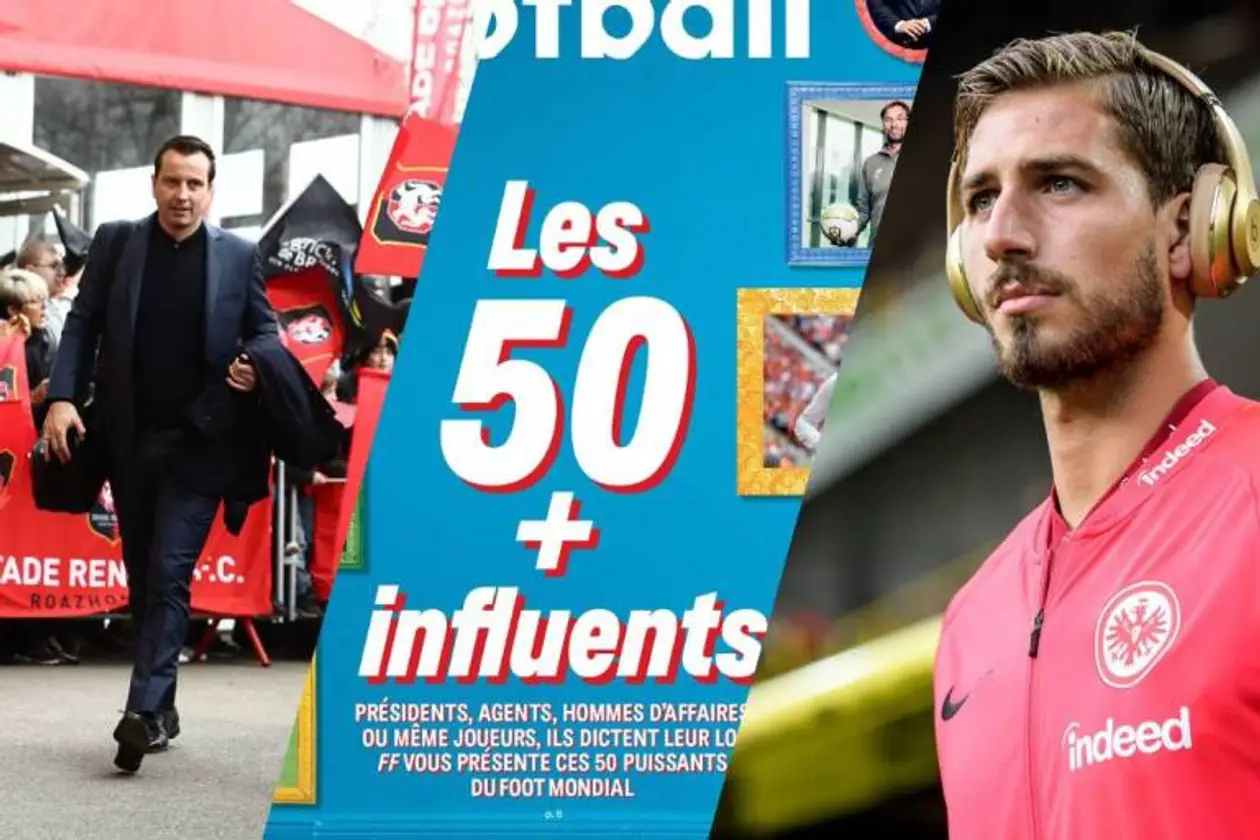France Football составил Топ-50  самых влиятельных людей в футболе