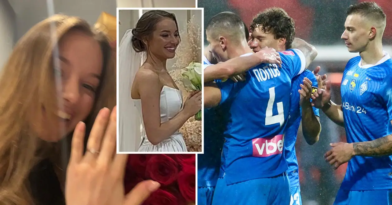 На одного холостяка менше: молодий гравець «Динамо» одружився зі своєю коханою