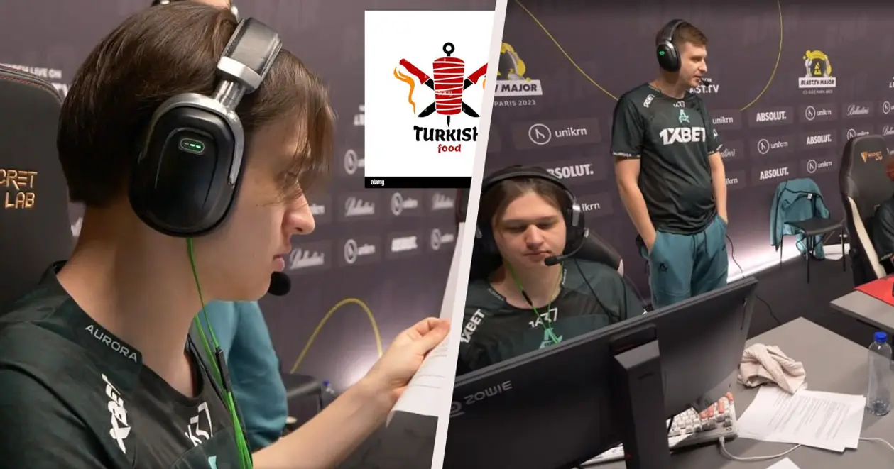 Російська команда з CS:GO вирішила посміятись над турецьким суперником – поставили замість їхнього лого малюнок кебабу