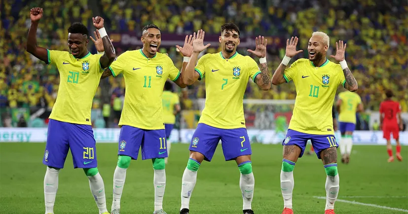 Бразилія розбила Південну Корею та влаштувала дискотеку – танцювали як у грі, так і після голів 