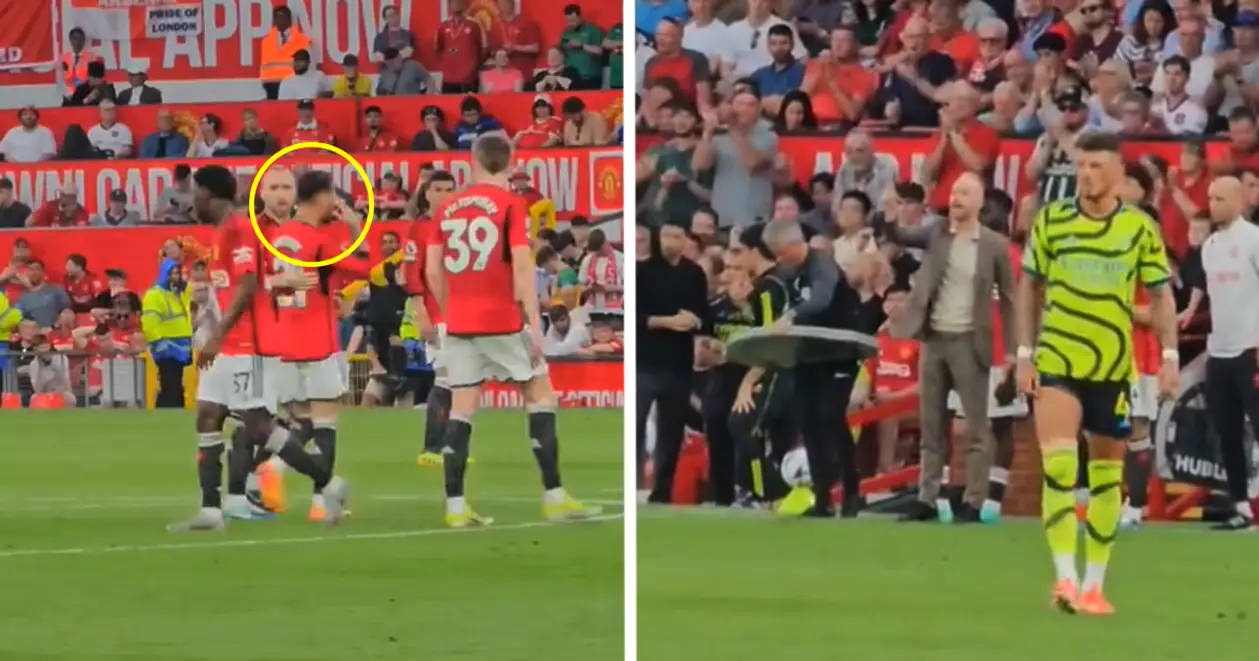 Антоні розлютило рішення тен Гаґа в кінцівці матчу проти «Арсенала»: момент потрапив на камери