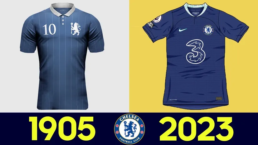 Как менялась форма Челси с 1905 по 2022