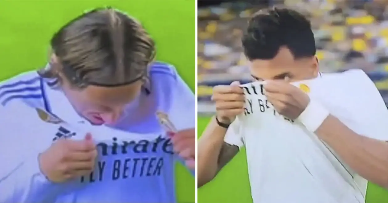 Чому гравці «Реала» нюхають футболки під час матчу? Відповідаємо
