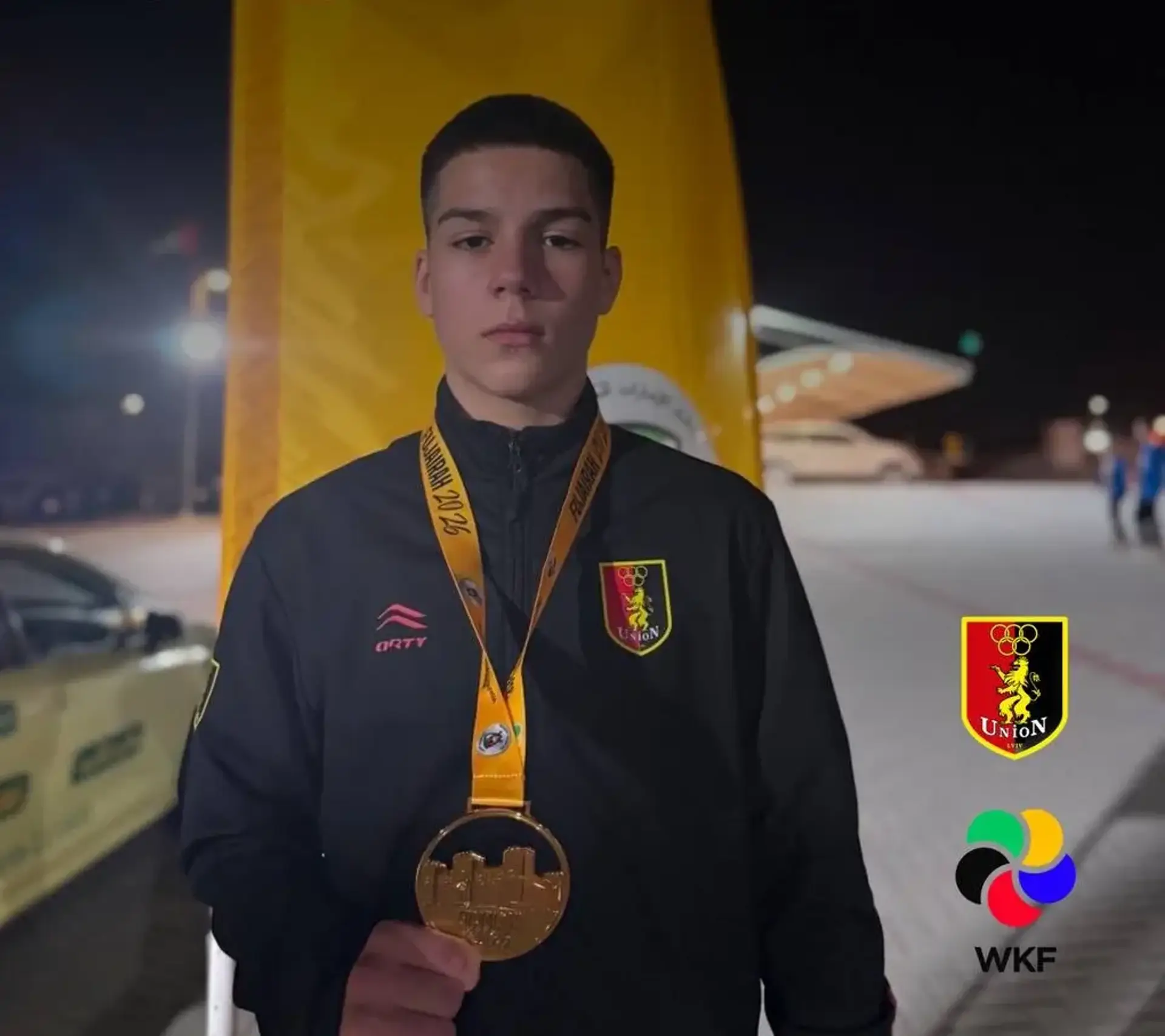 Золото Фуджейри: Богдан Марисенко - чемпіон юнацької ліги з карате  