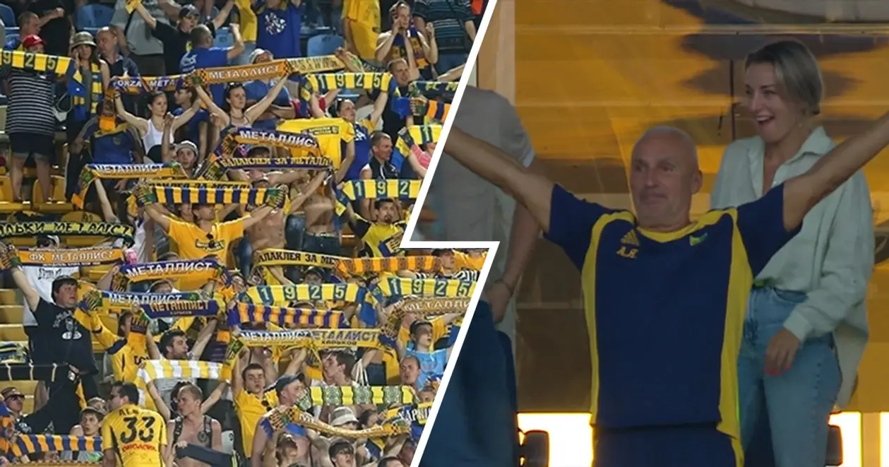 Фанаты «Металлиста» вывесили креативный баннер перед матчем с «Ужгородом»