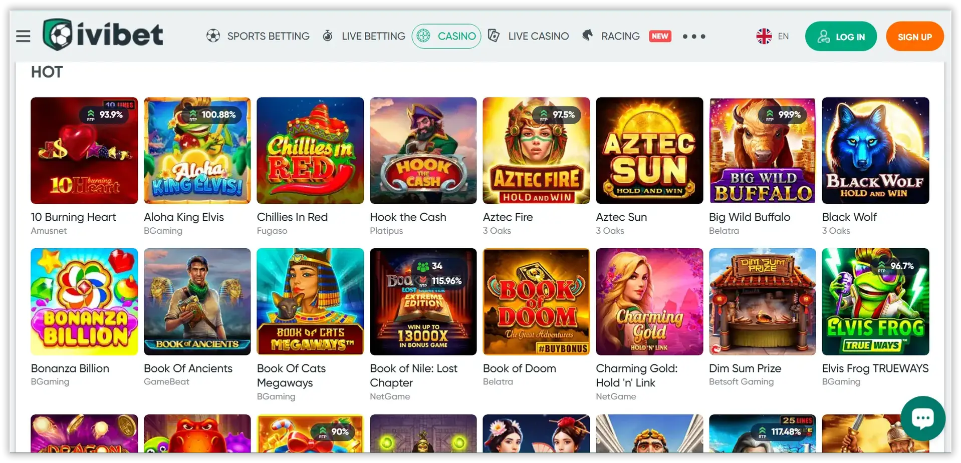 Ivibet app képernyőkép a bejelentkezésről