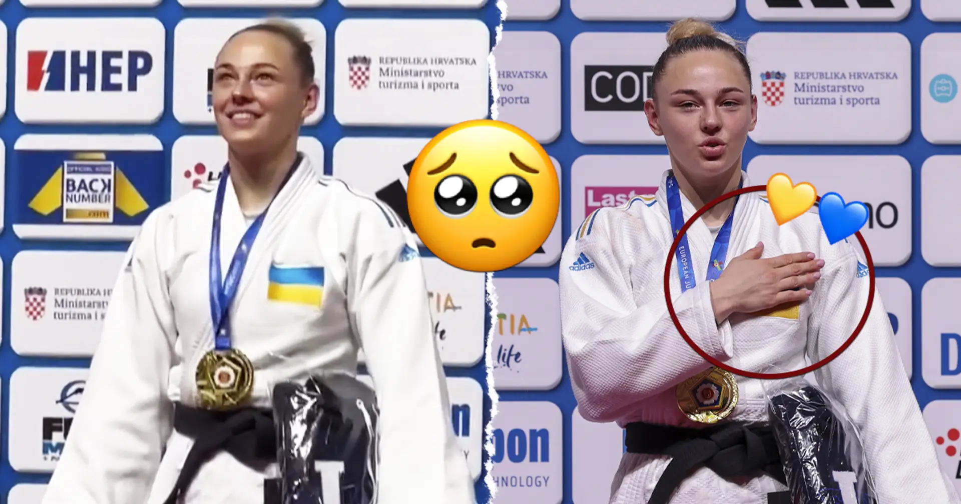 Як на честь триразової чемпіонки Європи з дзюдо Дар'ї Білодід лунав гімн України