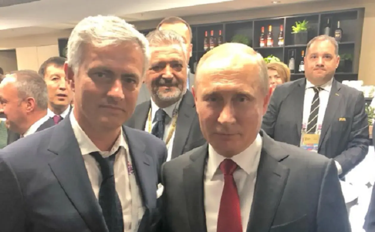 Моуринью теперь работает на «Russia Today». И фотографируется с Путиным