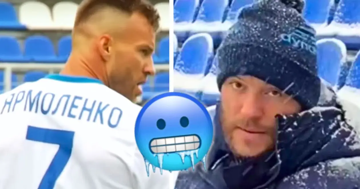 😅 Холодно: фанати виклали кумедне відео, як Ярмоленко сидів на трибунах у останньому матчі «Динамо»