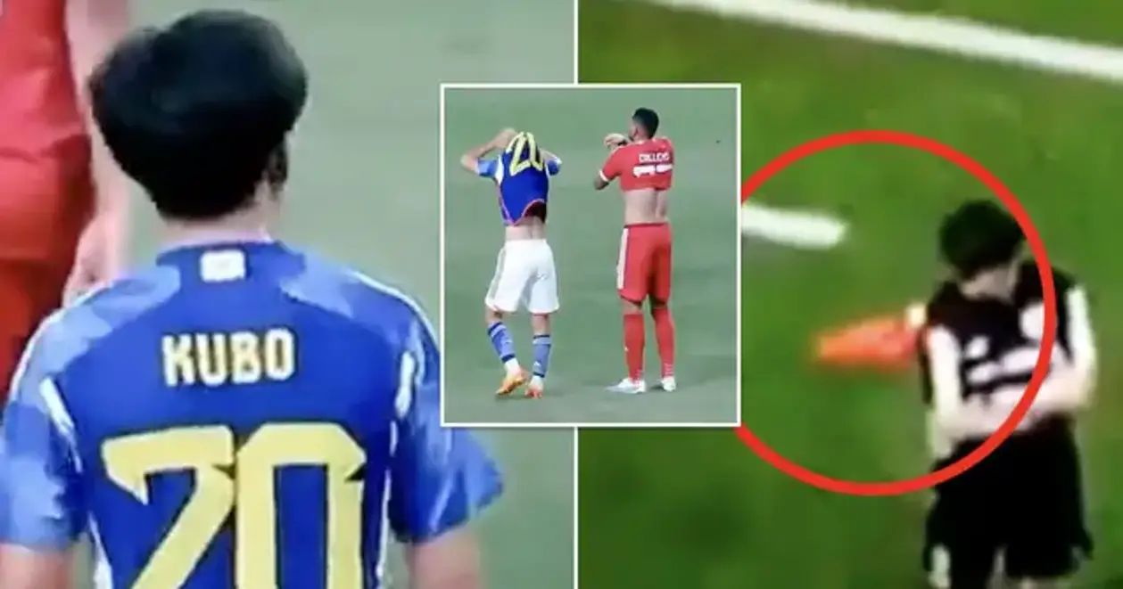 👀 Потрапило на камеру: Кубо помінявся футболками з гравцем збірної Перу, а потім кинув її на землю