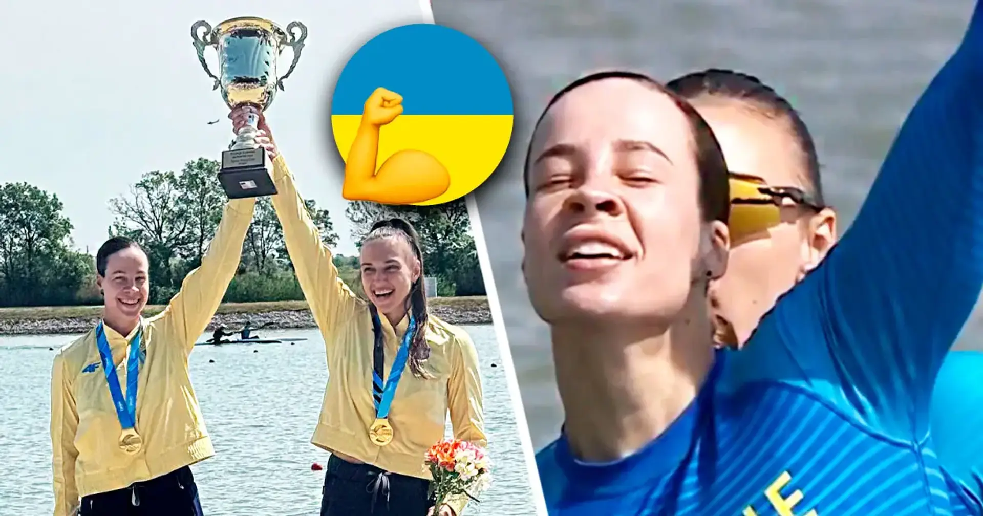 Обличчя української перемоги: емоції Лузан та Рибачок після золота на КС в Сегеді