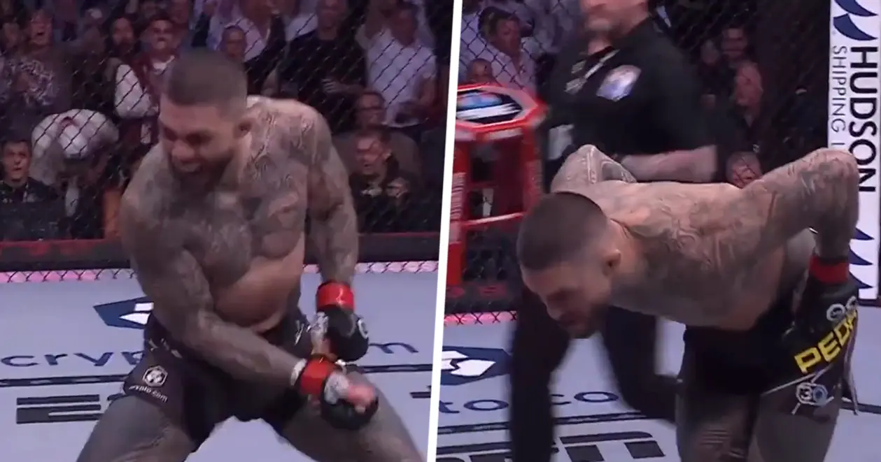 Австралієць Тайсон Педро відсвяткував свою перемогу у рамках шоу UFC 293, показавши самурая після битви (ВІДЕО)