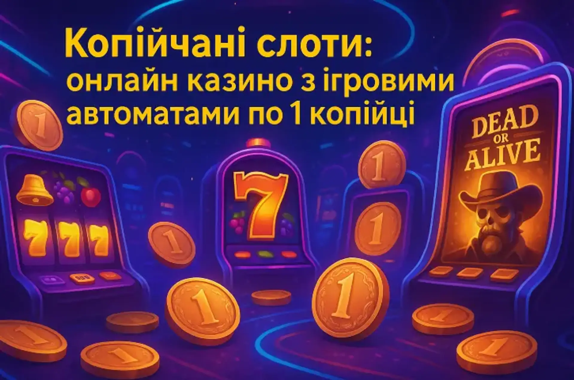 Копійчані слоти: онлайн казино з ігровими автоматами по 1 копійці