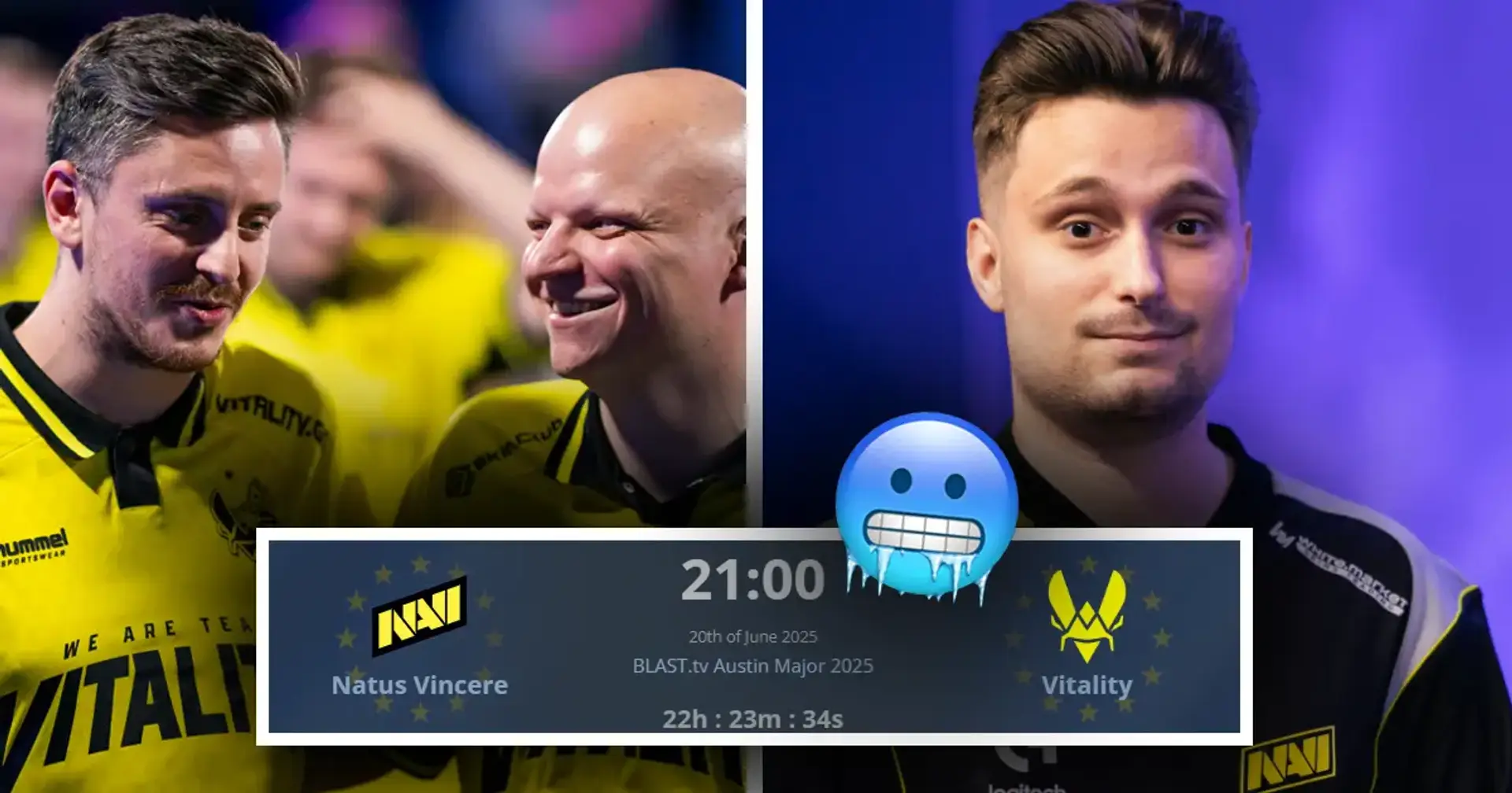 😭 Навіть медійник NAVI не вірить у перемогу над Vitality. Підколов власну ж команду в соцмережах команди