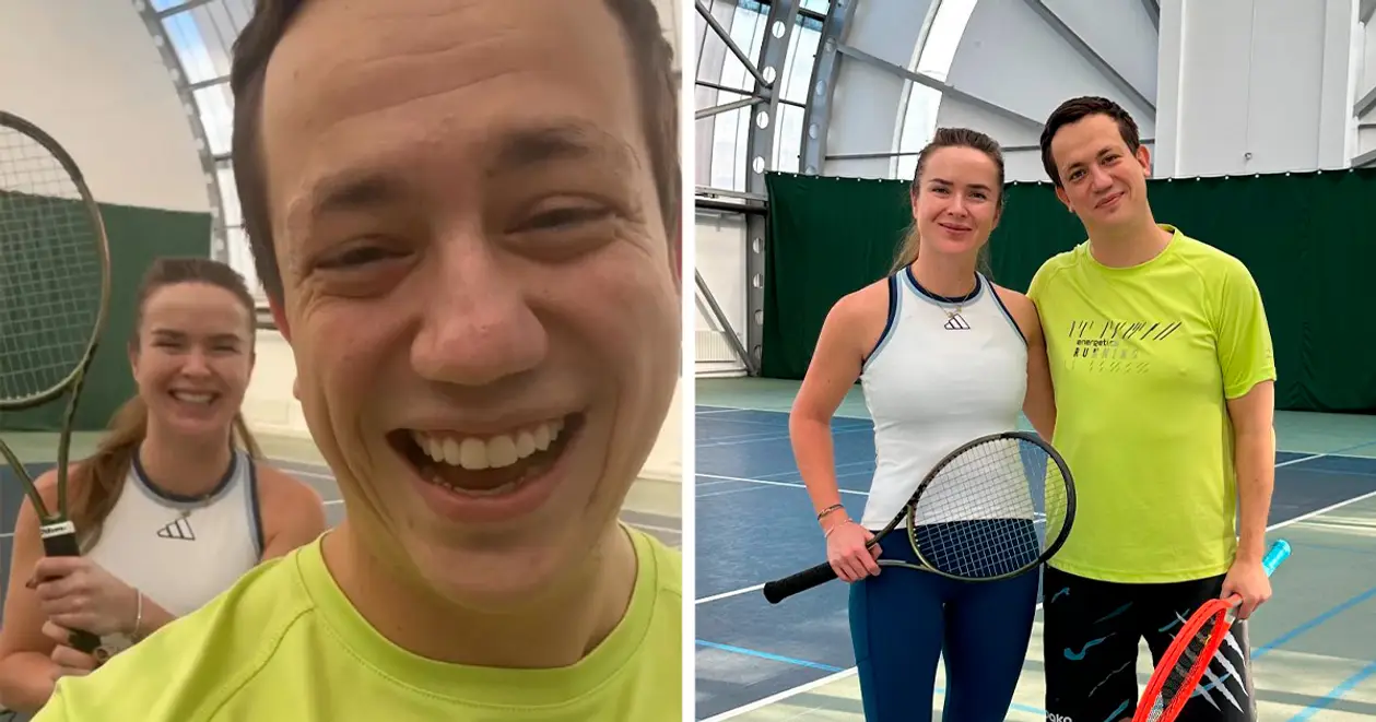 «Сьогодні здійснилась моя мрія». Популярний блогер Олексій Дурнєв зіграв у теніс з Еліною Світоліною 