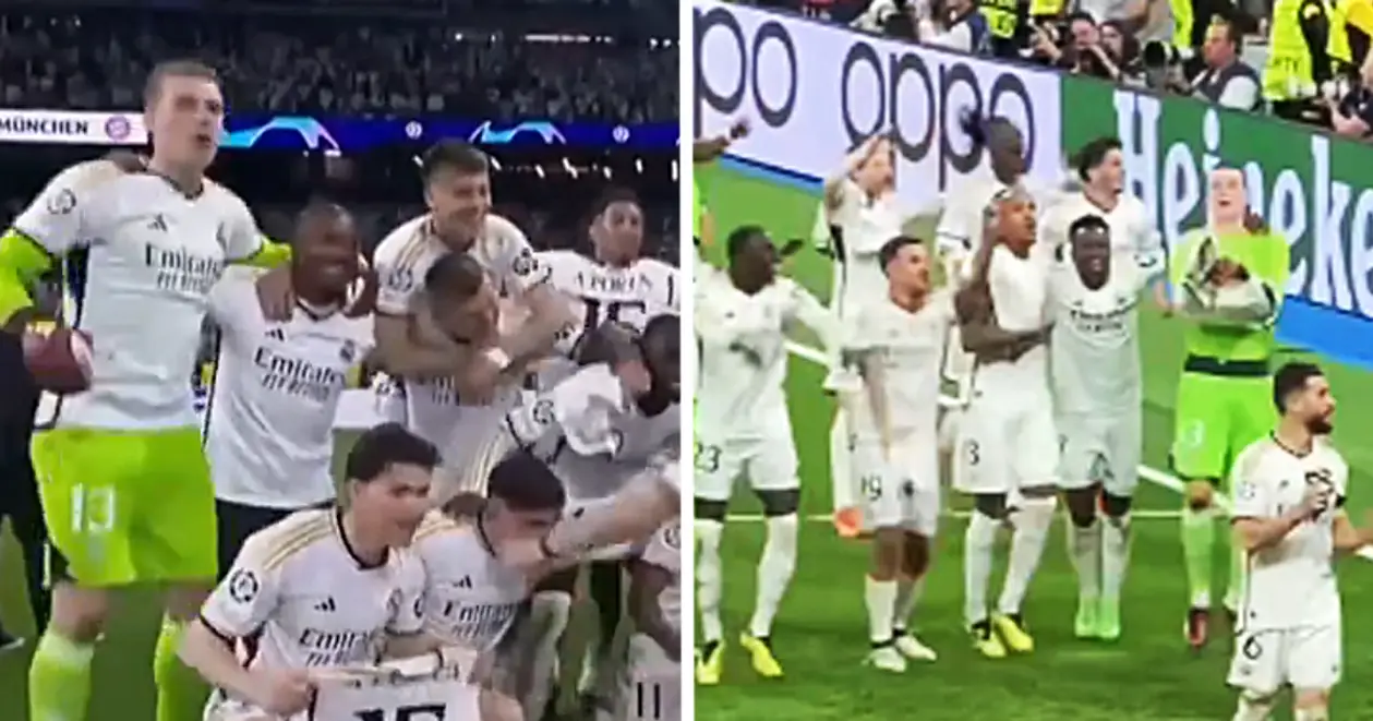 Емоції радості: як Лунін та інші гравці «Реала» святкували вихід у фінал ЛЧ 