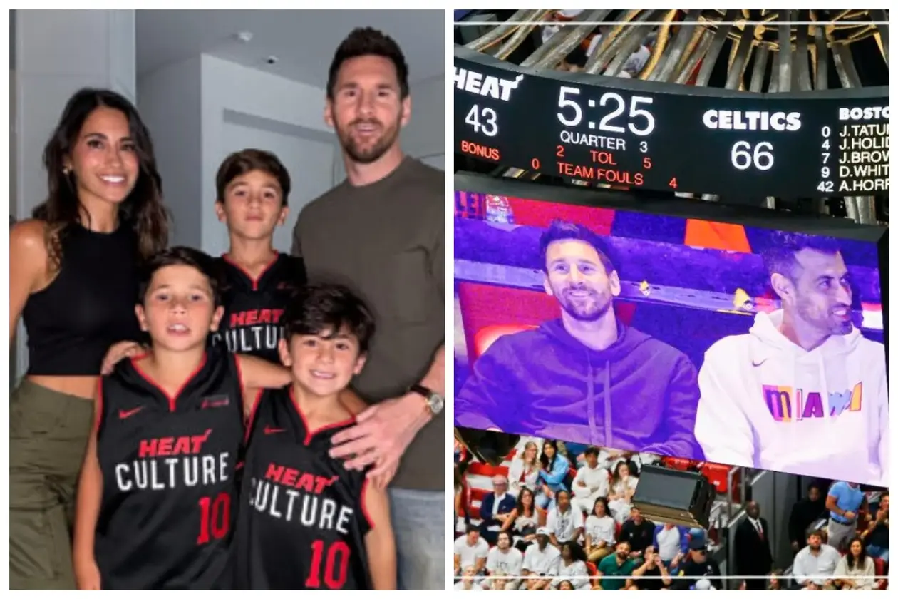 Клан Мессі сходив на матч НБА – у соцмережах одразу помітили цікаву деталь з майками дітей Лео