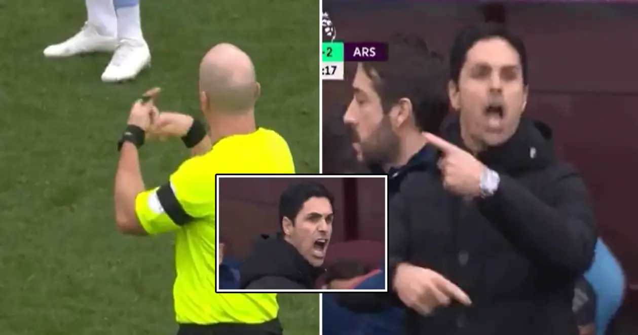 😅 У соцмережах завірусилася експресивна реакція Артети на жест арбітра під час матчу «Арсенала» (+Відео)
