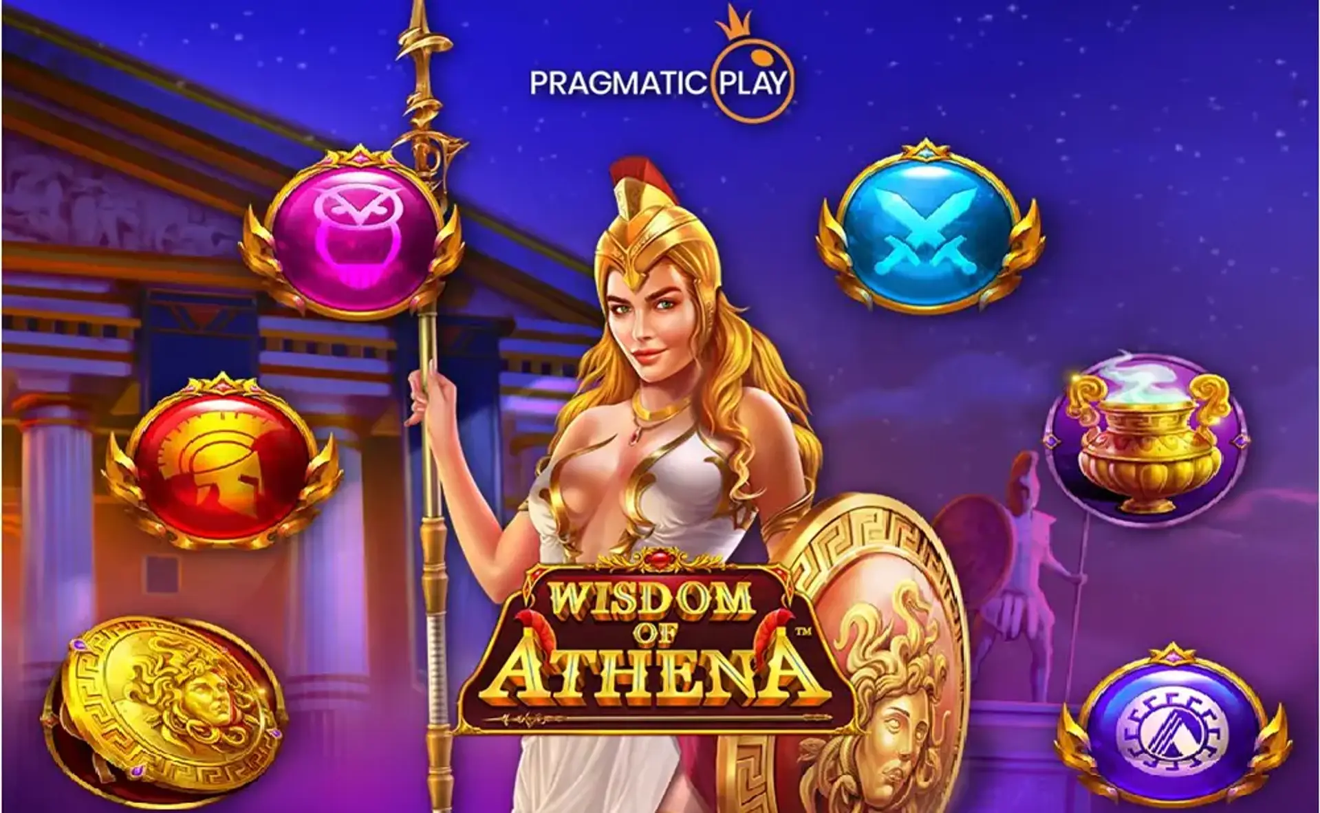 Огляд слота Wisdom of Athena: RTP 96,07%, ставки від €0.20 та джекпот x5 000