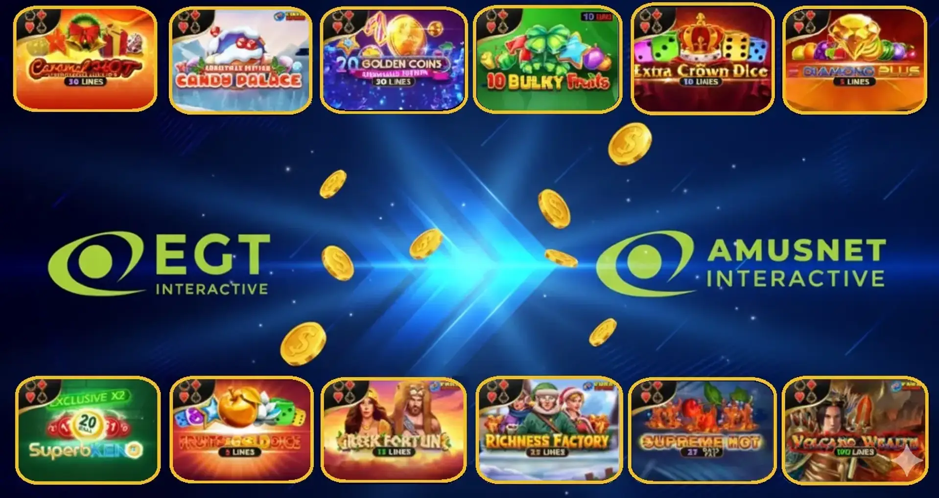 Огляд провайдера Amusnet (EGT Interactive)