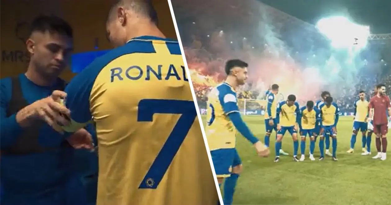 «Аль-Наср» опублікував у своєму твіттері відео присвячене дебюту Роналду. Неймовірна атмосфера прямо з роздягальні клубу