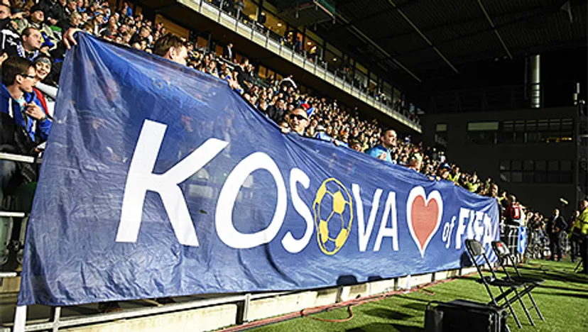 Первый матч сборной Косово
