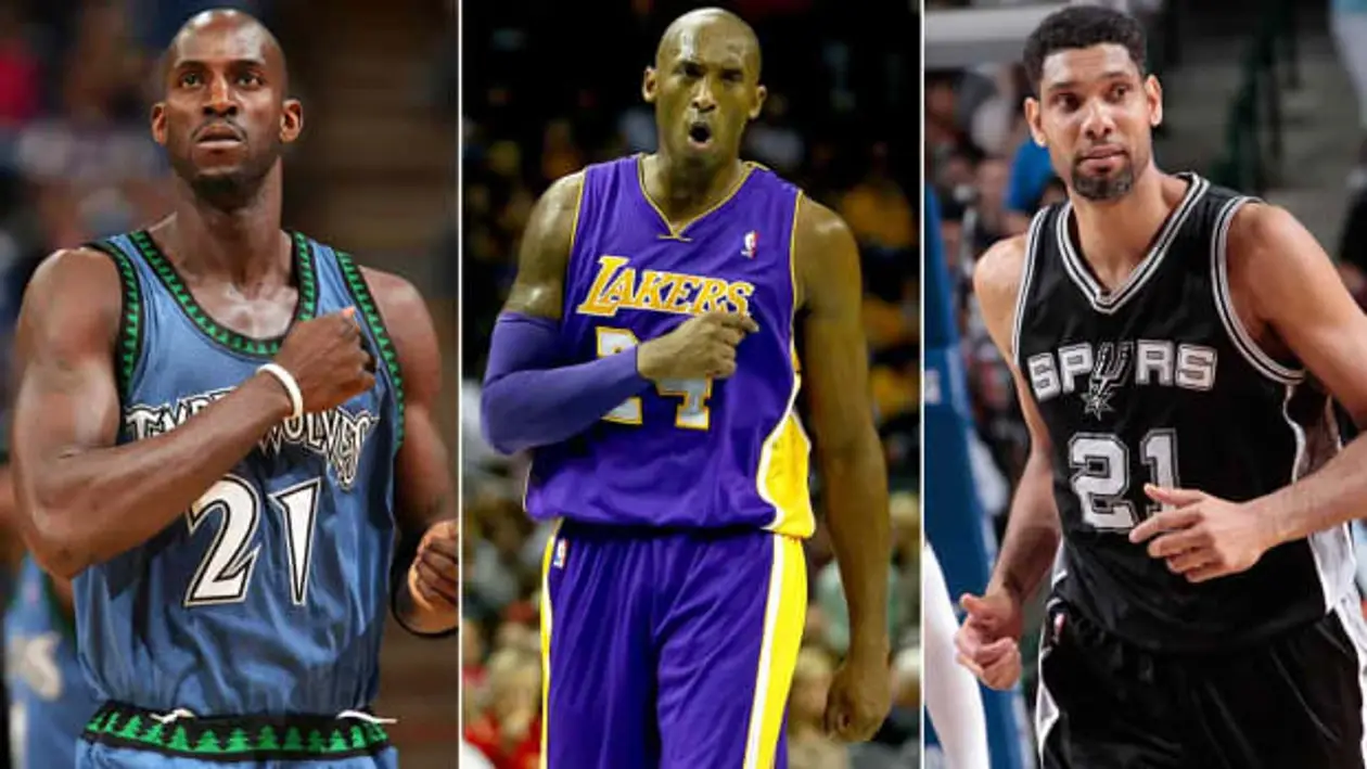Кобе, Данкан и Гарнетт – в Зале славы баскетбола. Назовете всех игроков НБА, включенных туда?