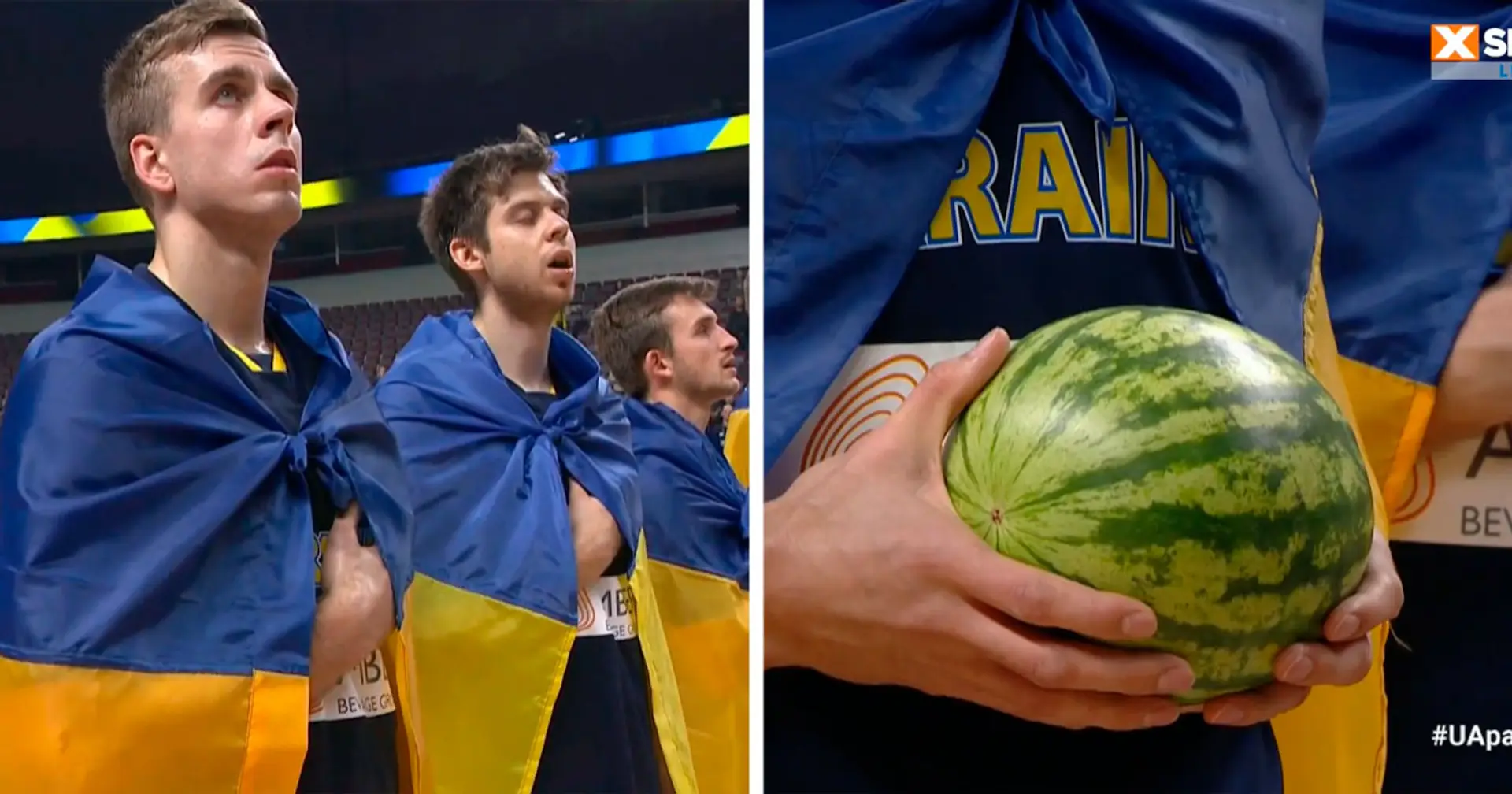 🍉 Кравцов тримав кавун під час виконання гімну України перед матчем збірної проти Ісландії