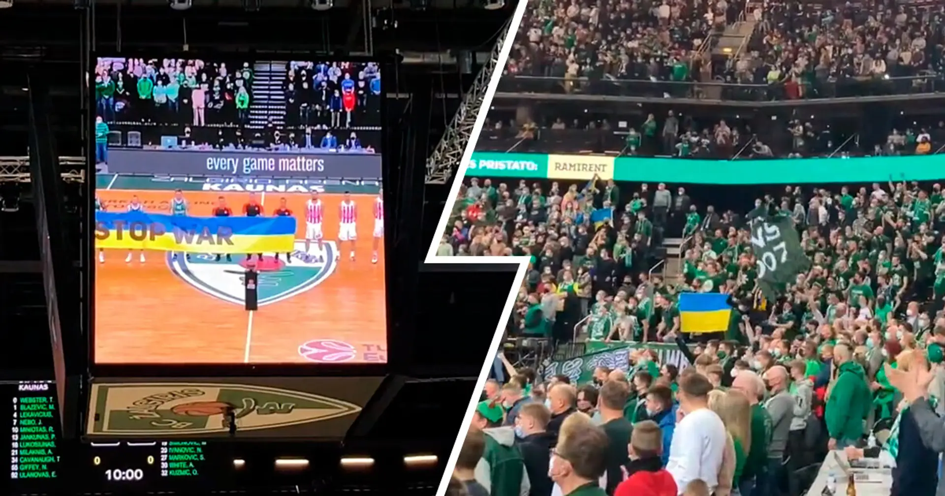 Гравці «Црвєни Звєзди» відмовились фотографуватися із баннером «Зупиніть війну». Їм відповіли піснею про Путіна