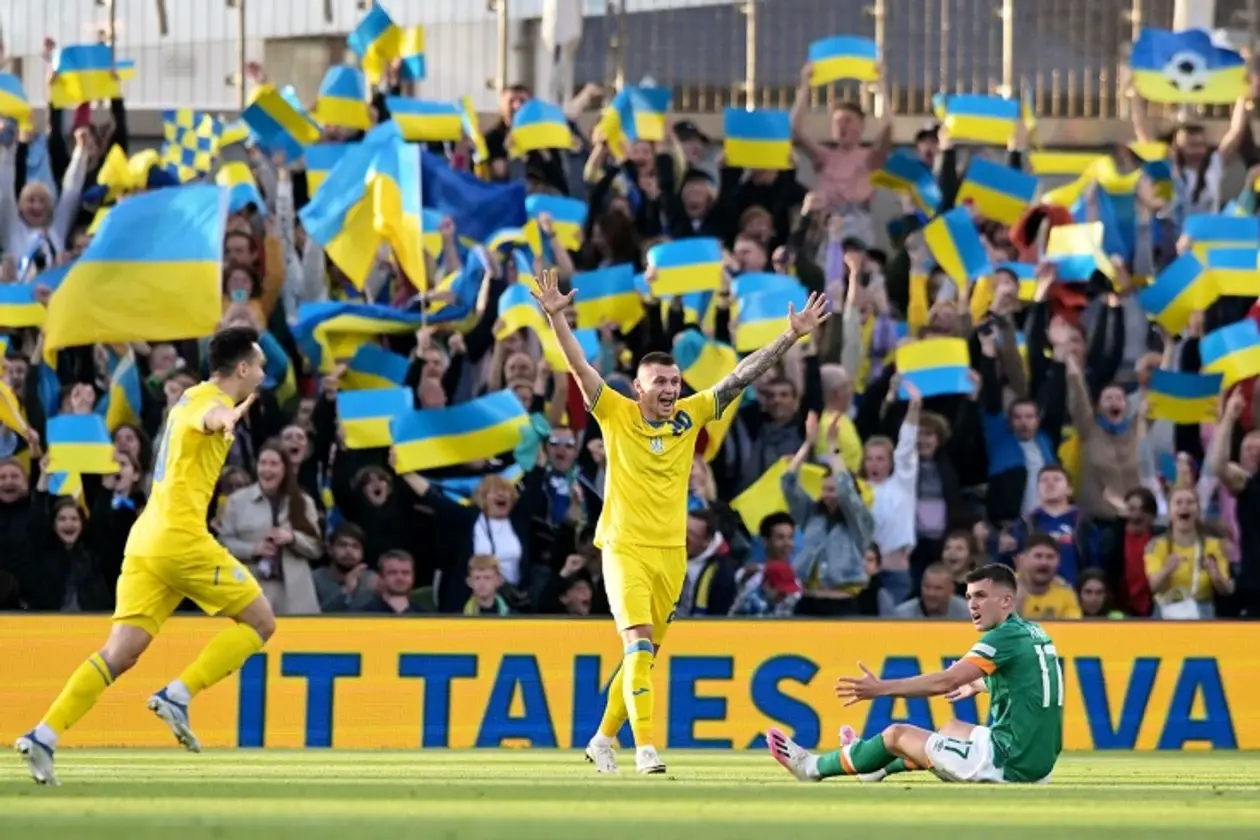 Україна обіграла Ірландію з рахунком 1:0 зовсім іншим складом😍 Розбираємо матч