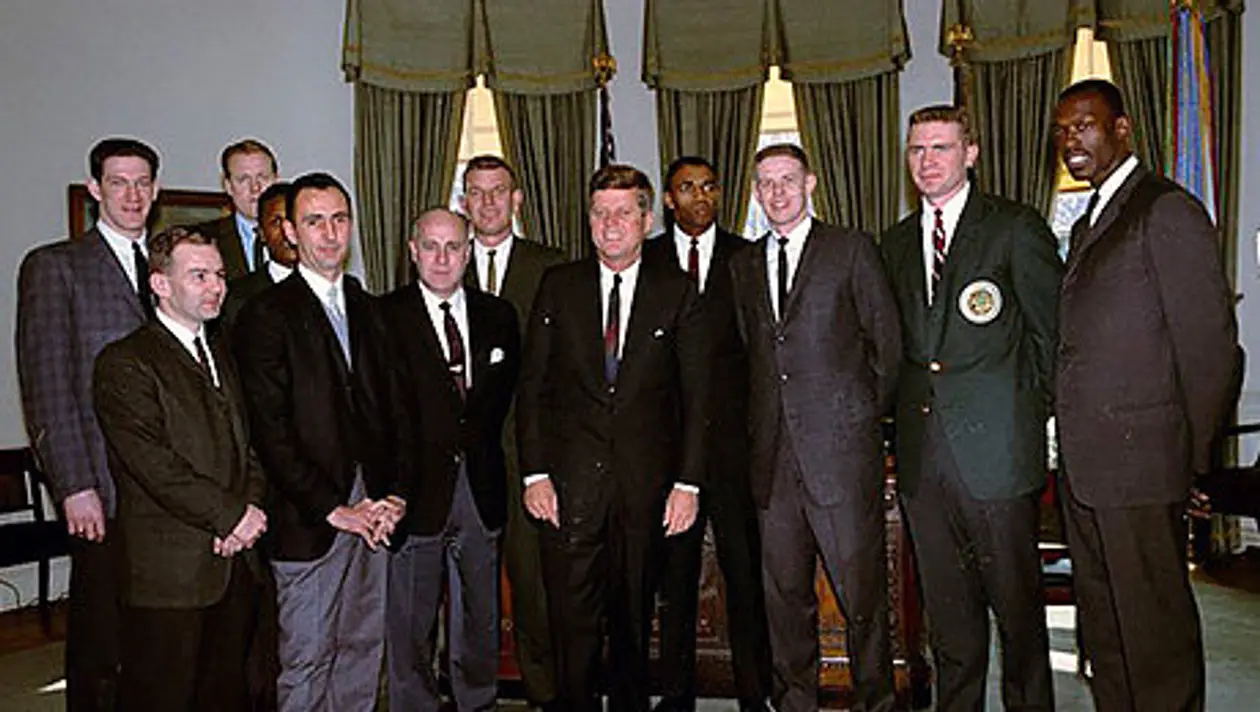 Чемпионы начали ходить в Белый дом, потому что Джон Кеннеди болел за «Селтикс»