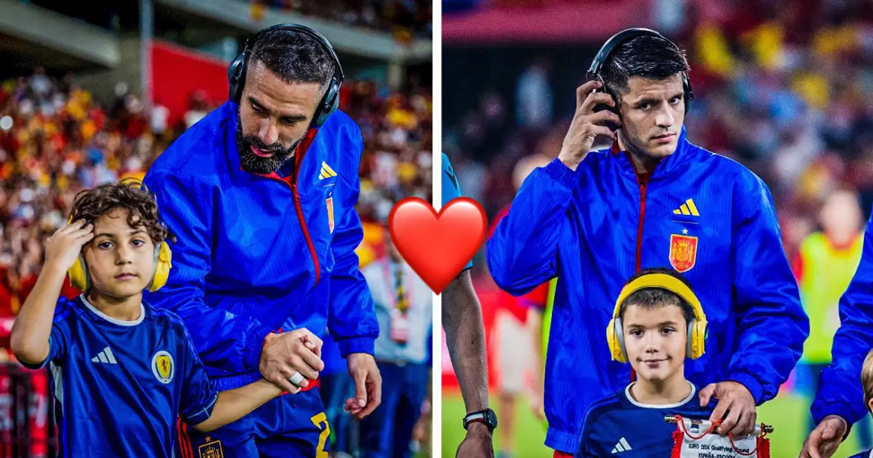 👏Важливий жест: Карвахаль та Мората вийшли на матч збірної у навушниках, щоб привернути увагу до дітей з аутизмом