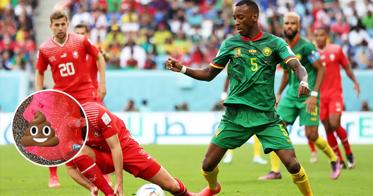 Гравець збірної Камеруну вийшов на матч проти Швейцарії з російським прапором на бутсах (ФОТО) 🤢
