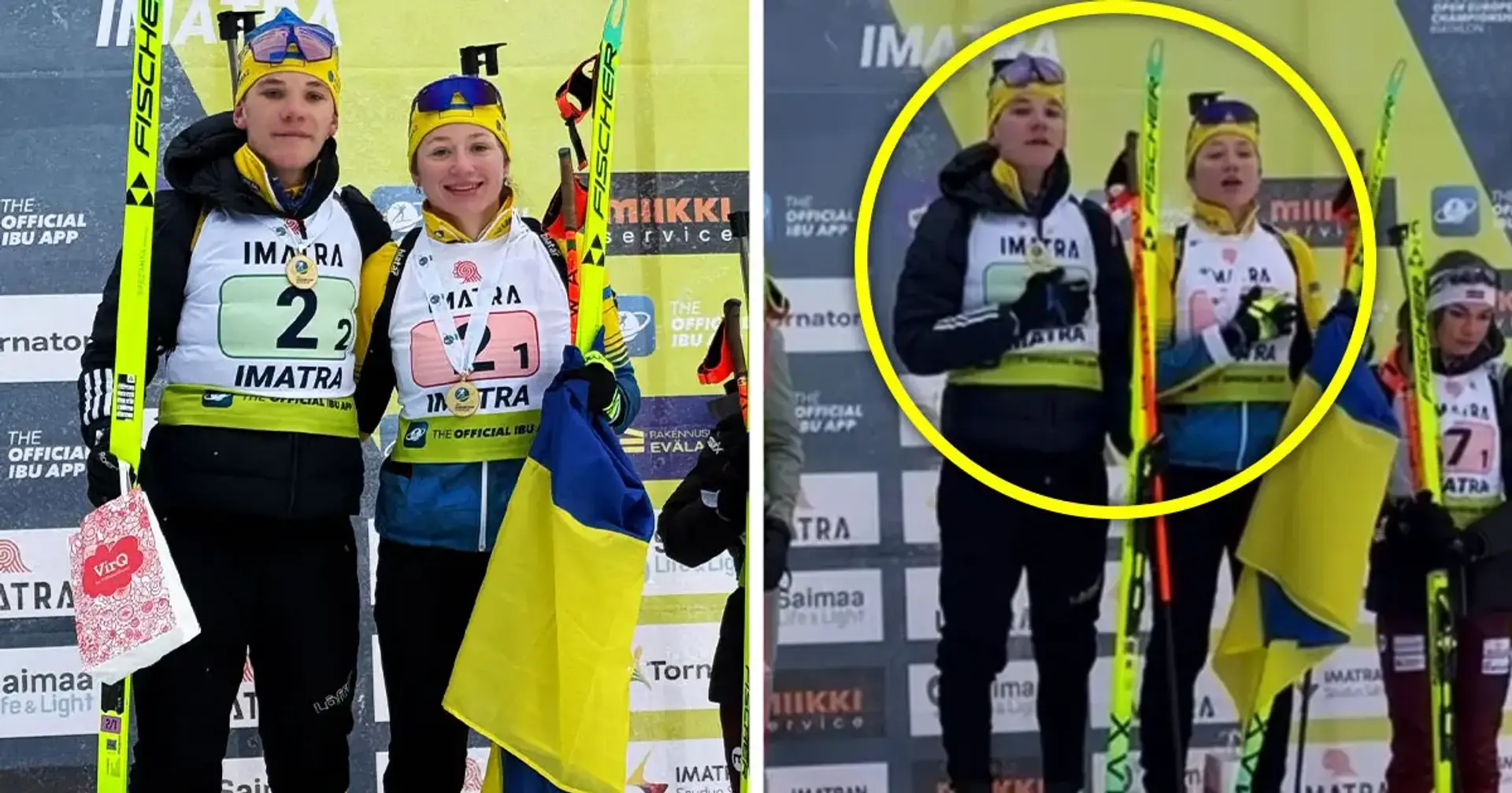 Вперше за 6 років: на честь перемоги українських біатлоністів на юніорському ЧЄ пролунав гімн