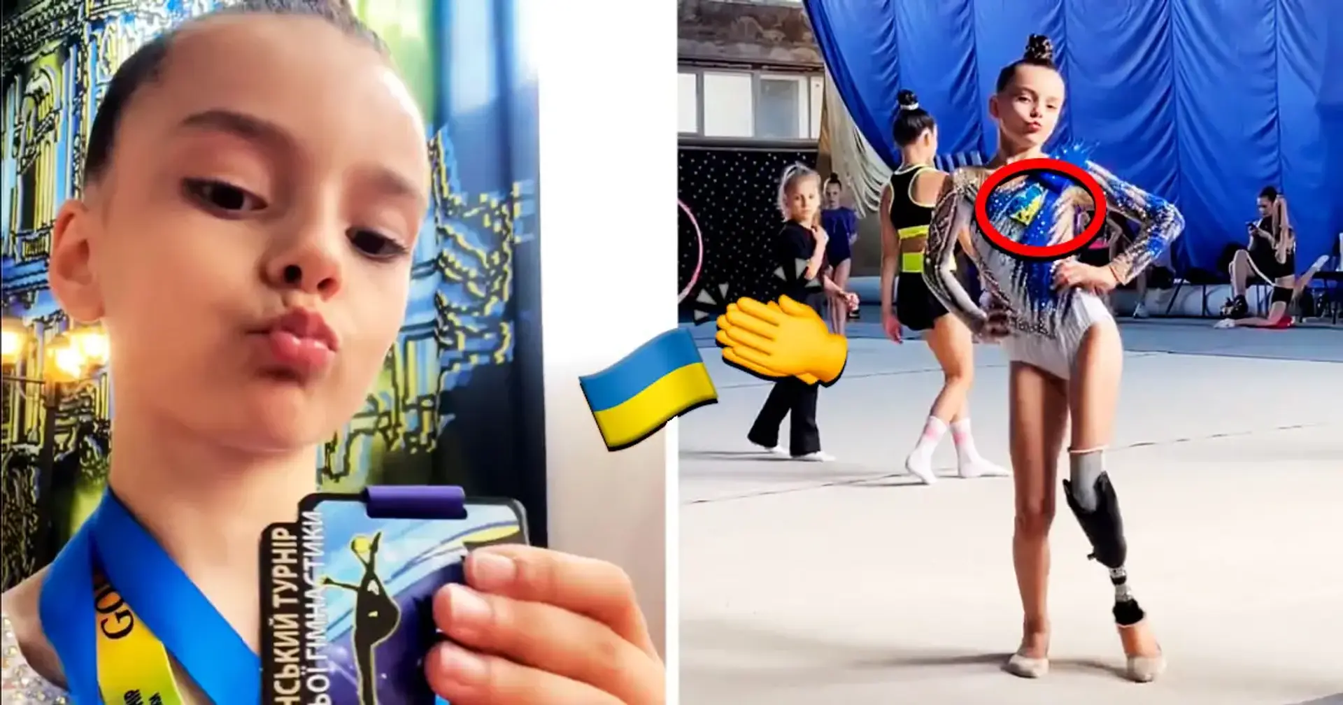 Для 9-річної Паскаль немає неможливого: емоції гімнастки з ампутацією після перемоги на змаганнях